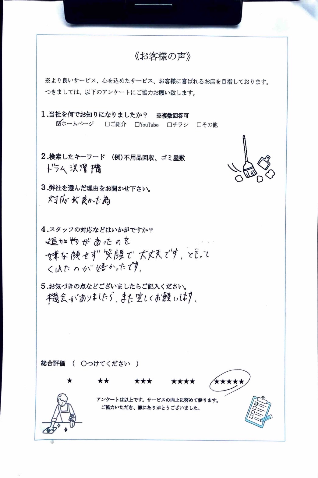 アンケート