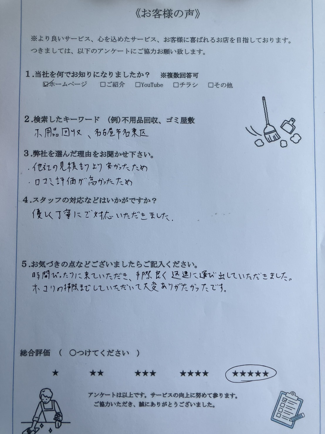 アンケート