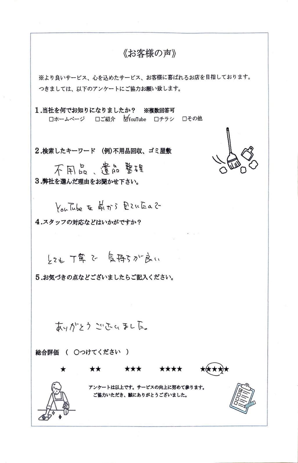 アンケート