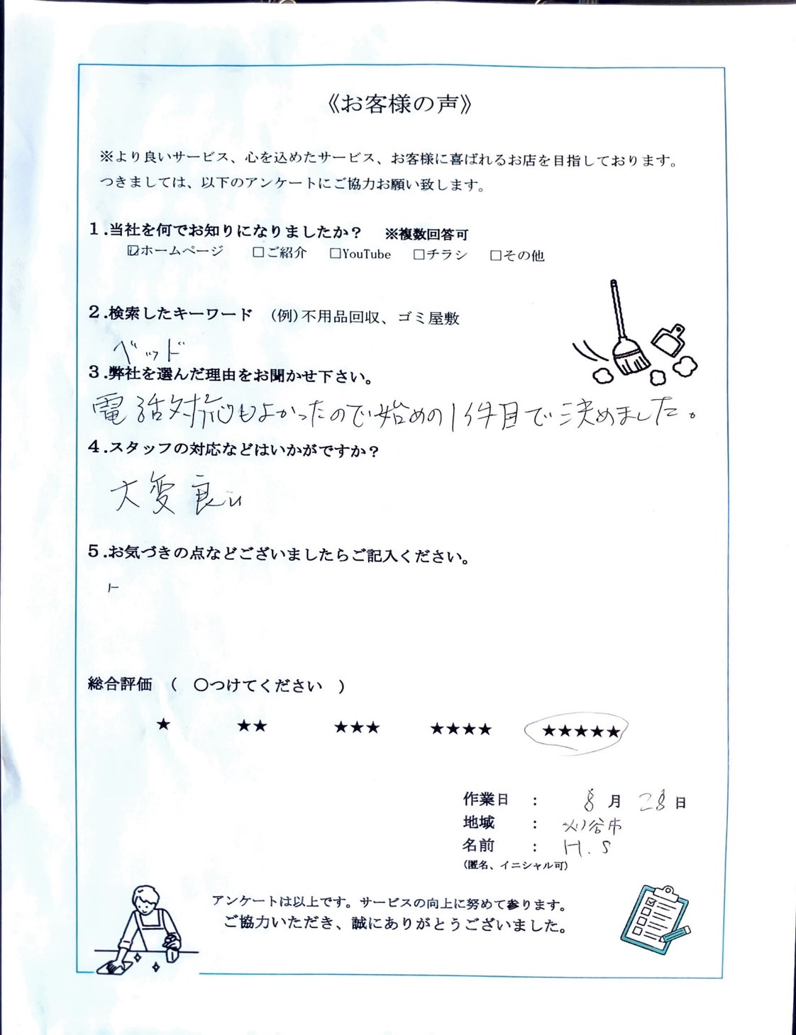 アンケート